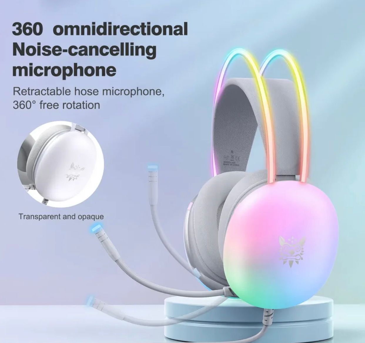 ONIKUMA Headset Full RGB PC Gaming