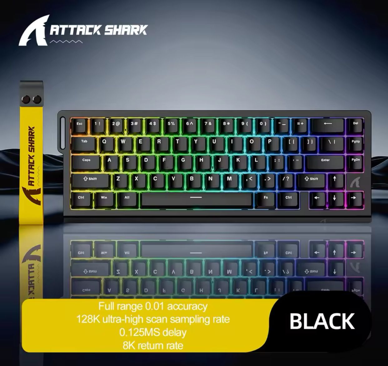 ATTACK SHARK X68HE BLACK