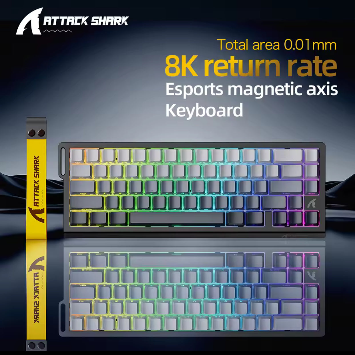ATTACK SHARK X68HE Moonlight