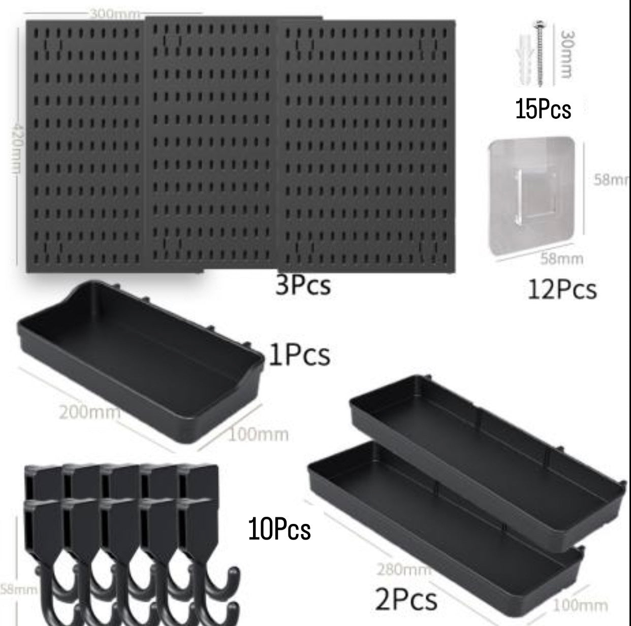 Pegboard Black