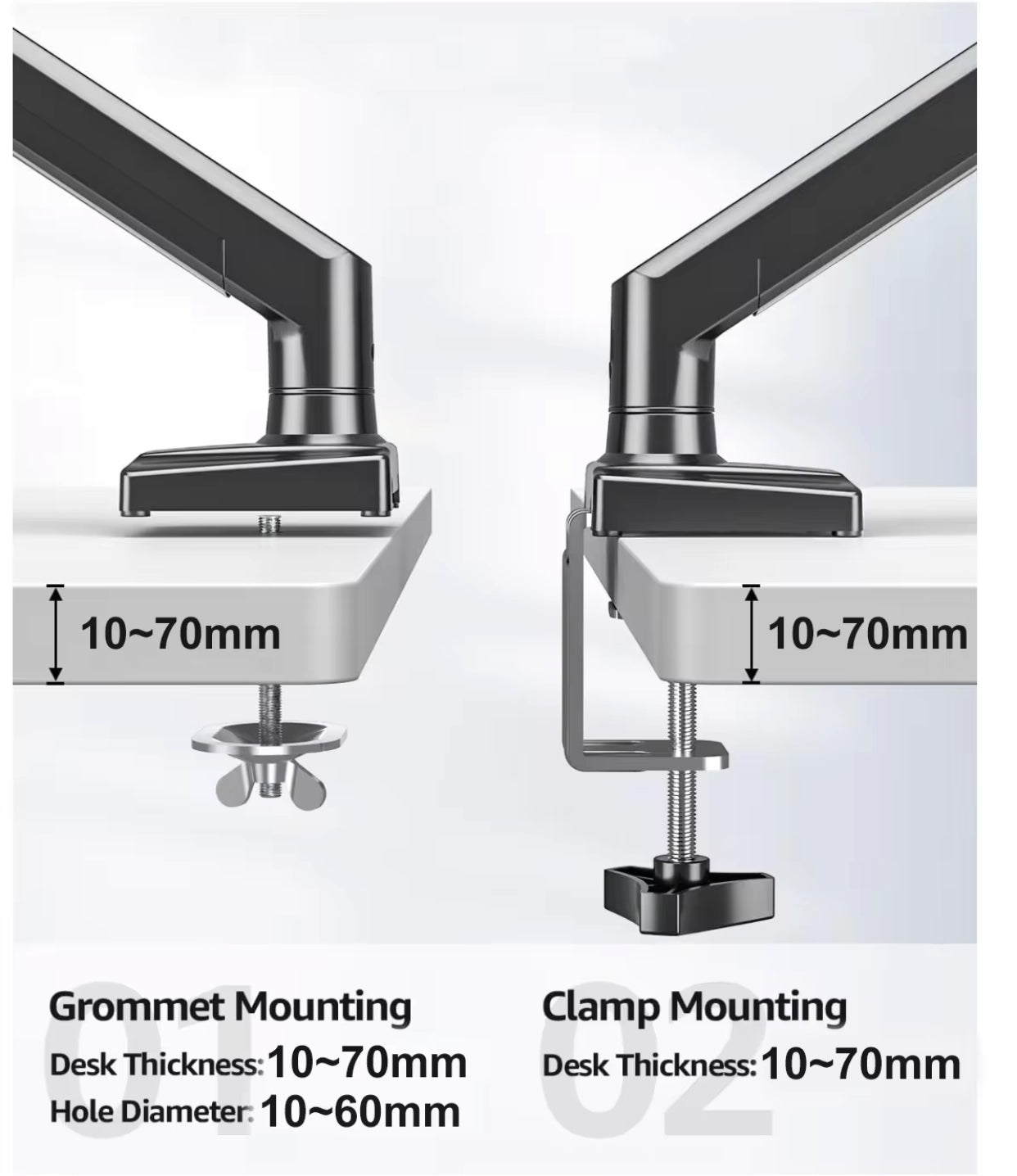 Monitor stand dual monitor stand for 13” to 32” inch