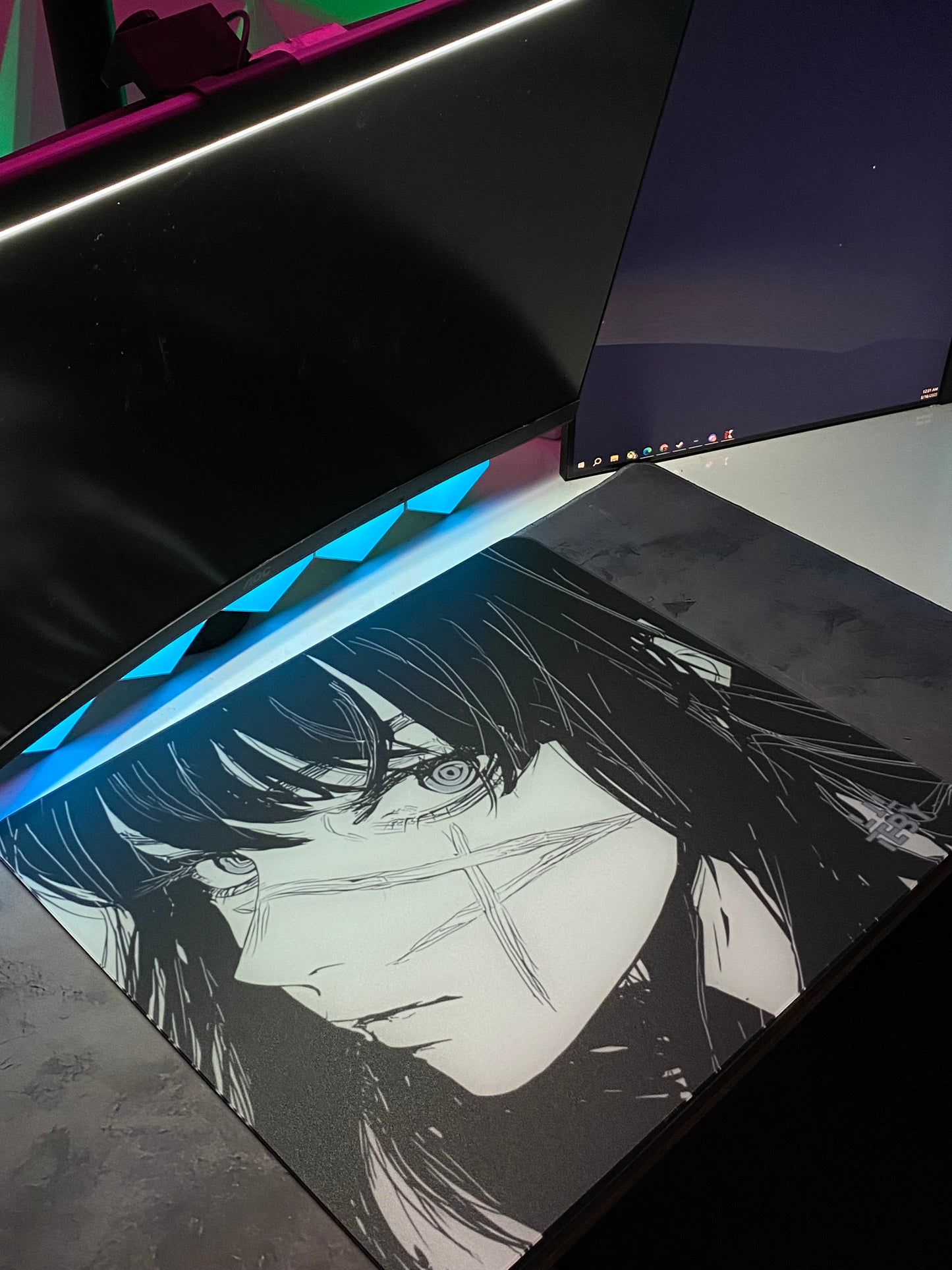 Lil mouse pad Glass 400X450X3MM