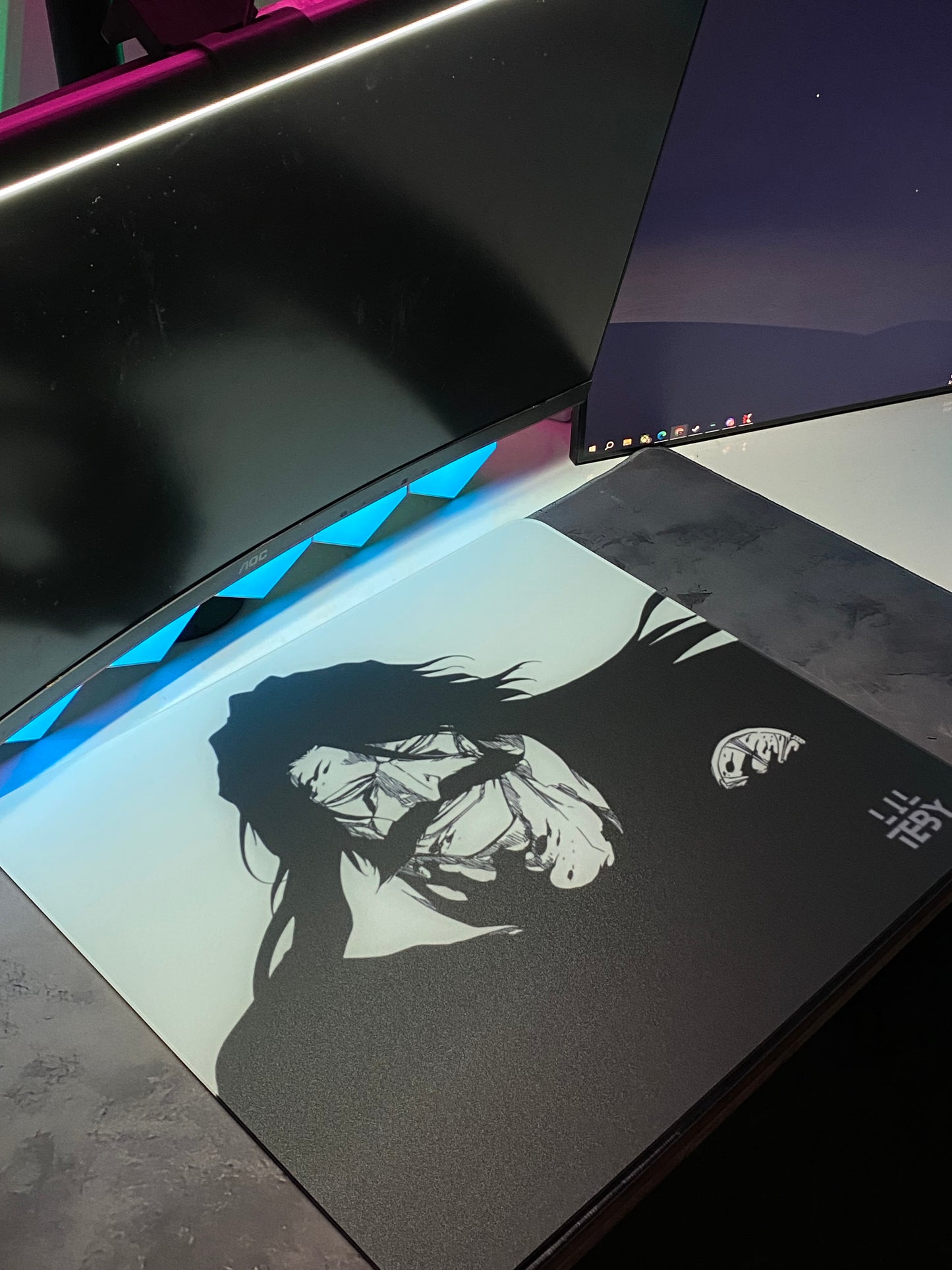 Lil mouse pad Glass 400X450X3MM