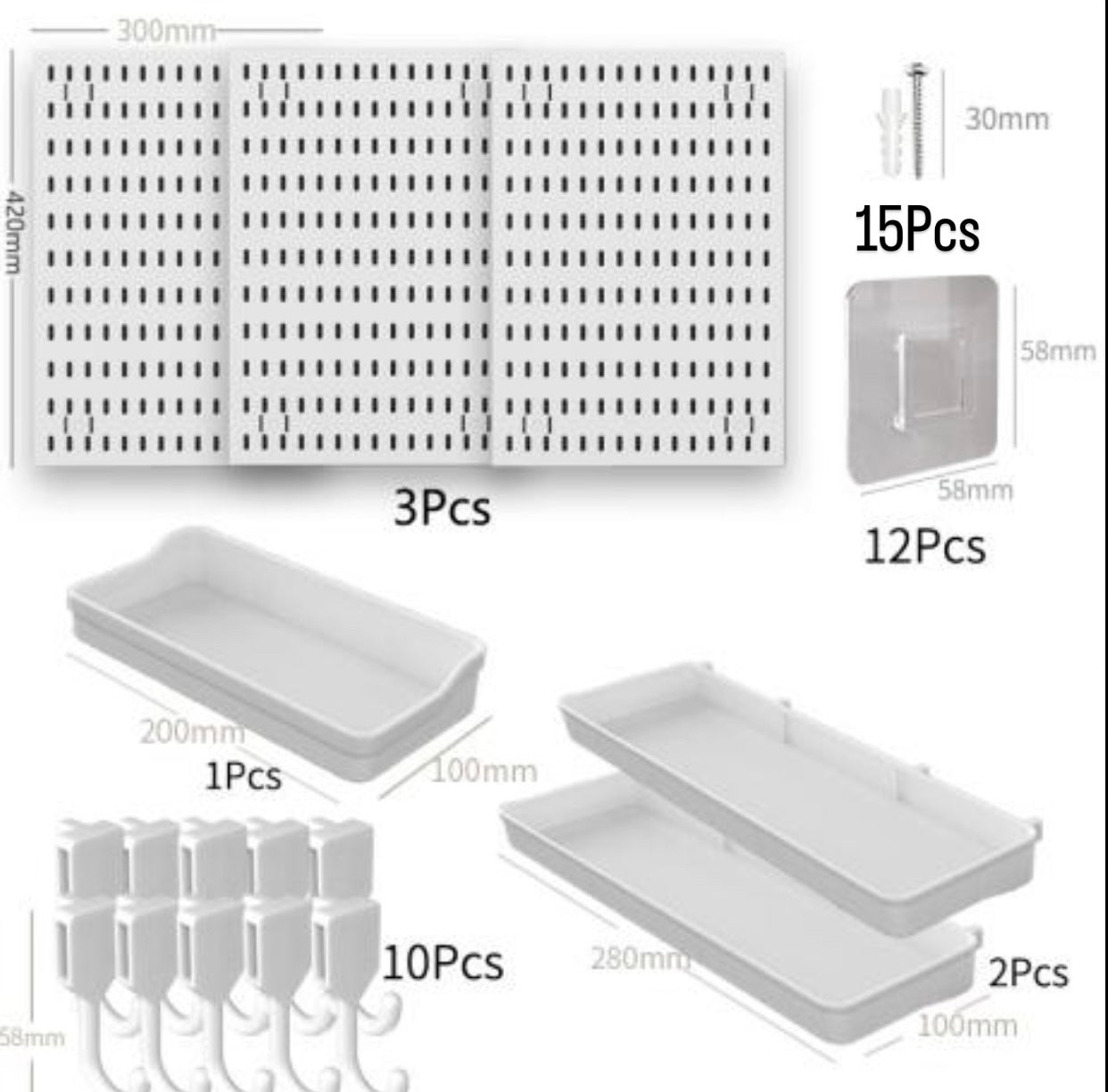 Pegboard White
