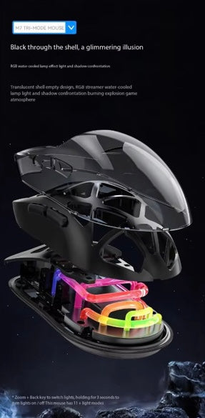 M7 gaming Tri Mode Wireless black