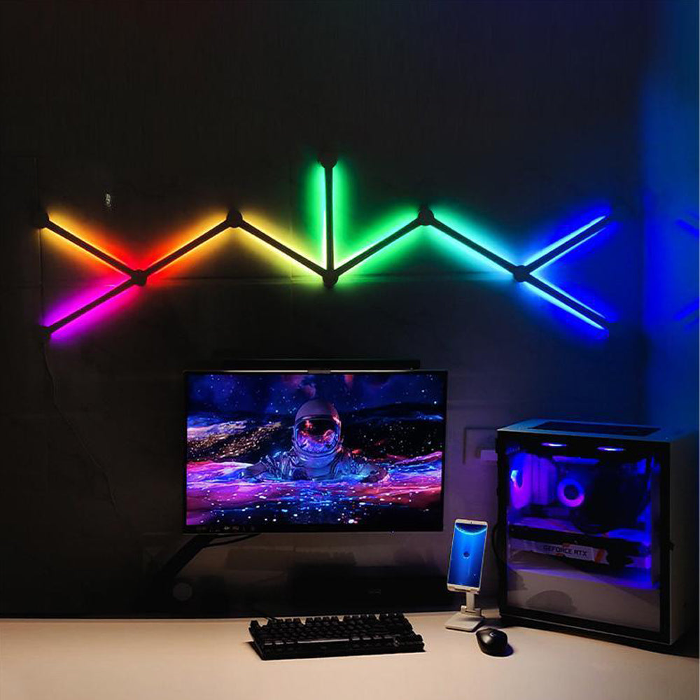 RGB Smart 9 Segment LED Light Bar Modern