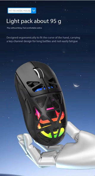 M7 gaming Tri Mode Wireless black