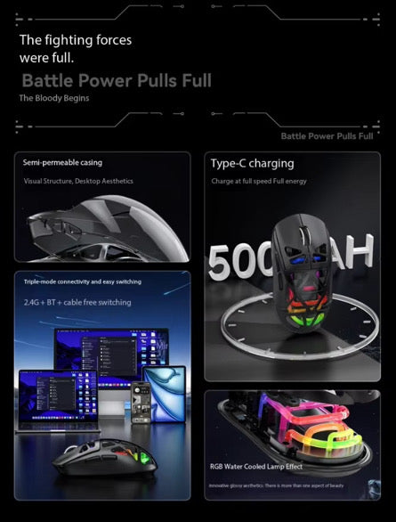 M7 gaming Tri Mode Wireless black