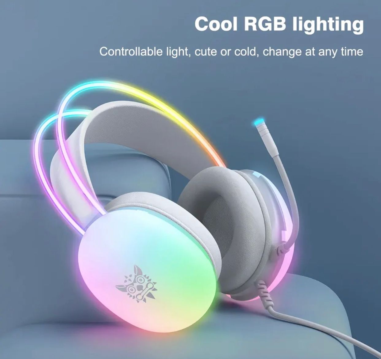 ONIKUMA Headset Full RGB PC Gaming
