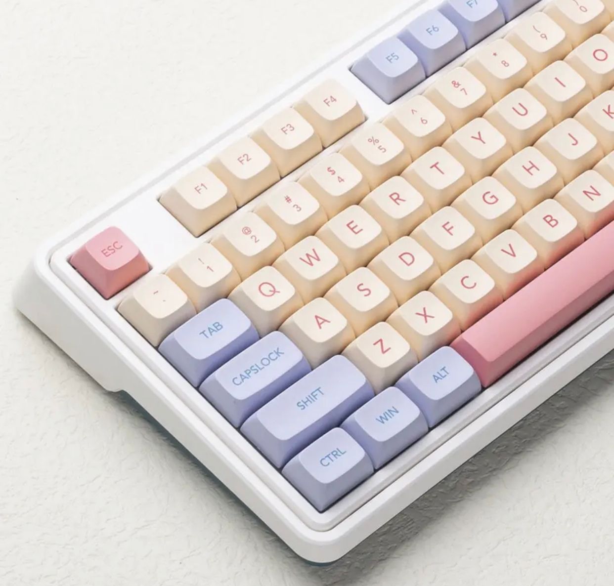 Marshmallow 132 Keys Keycaps