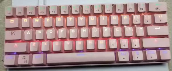 KB61 PINK KEYBOARD RED SWITCH