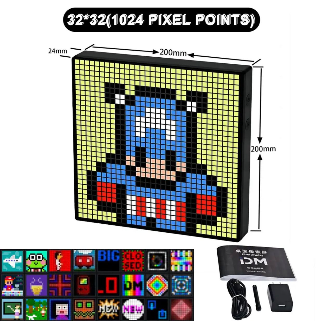 DIY Smart LED Matrix Pixel Display RGB