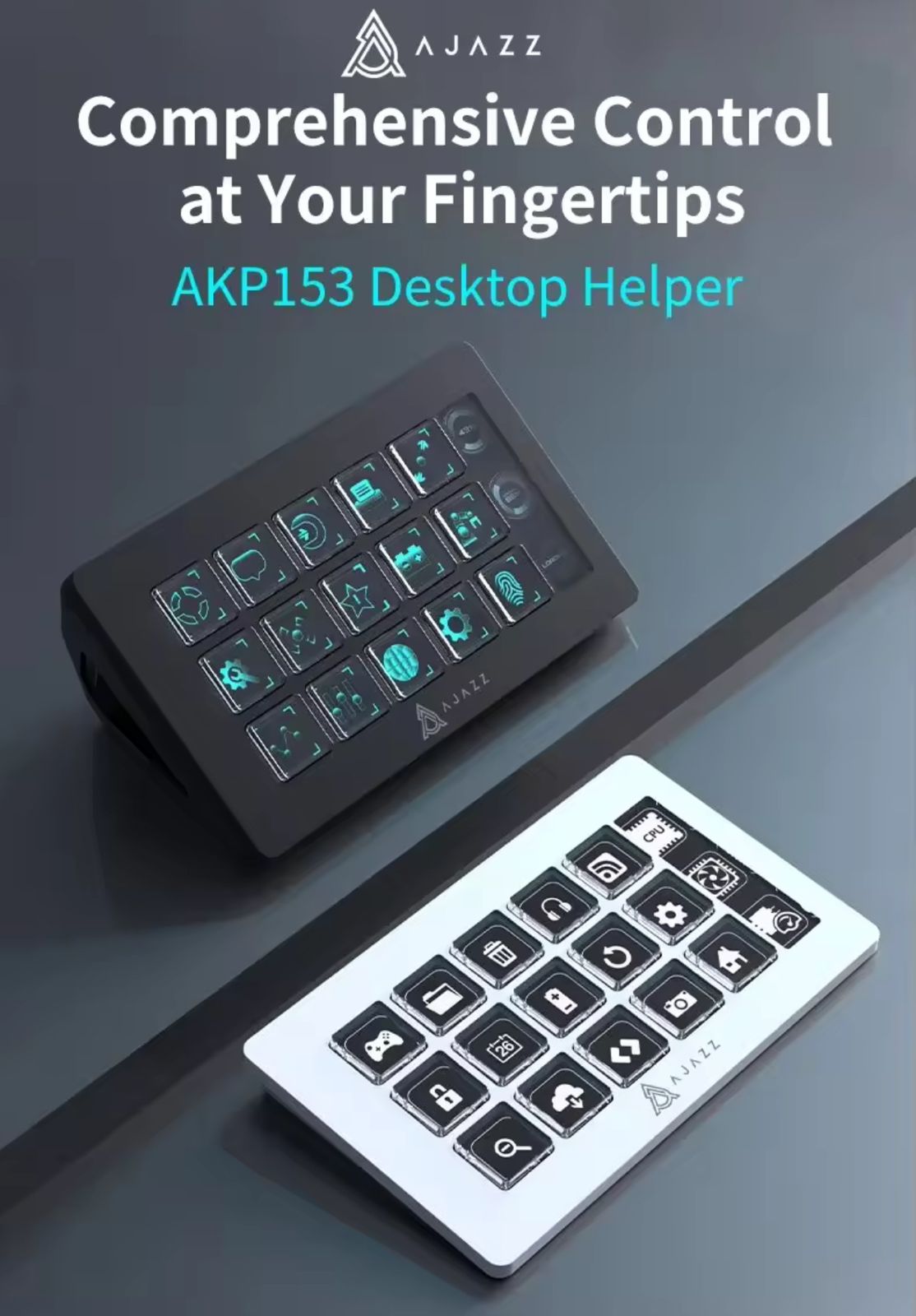 Ajazz Akp153 Desktop Controller Console Panel