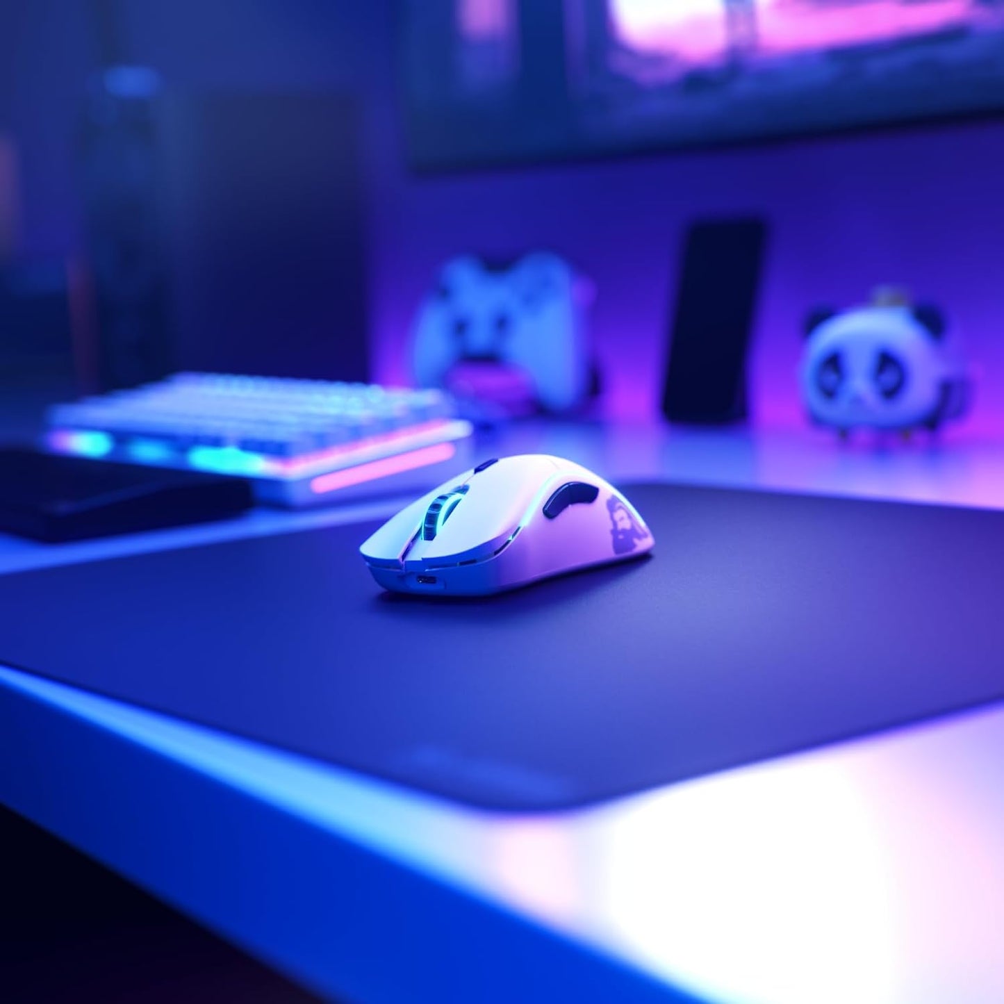 Glorious Model D Wireless Gaming Mouse - White Wireless Gaming Mouse