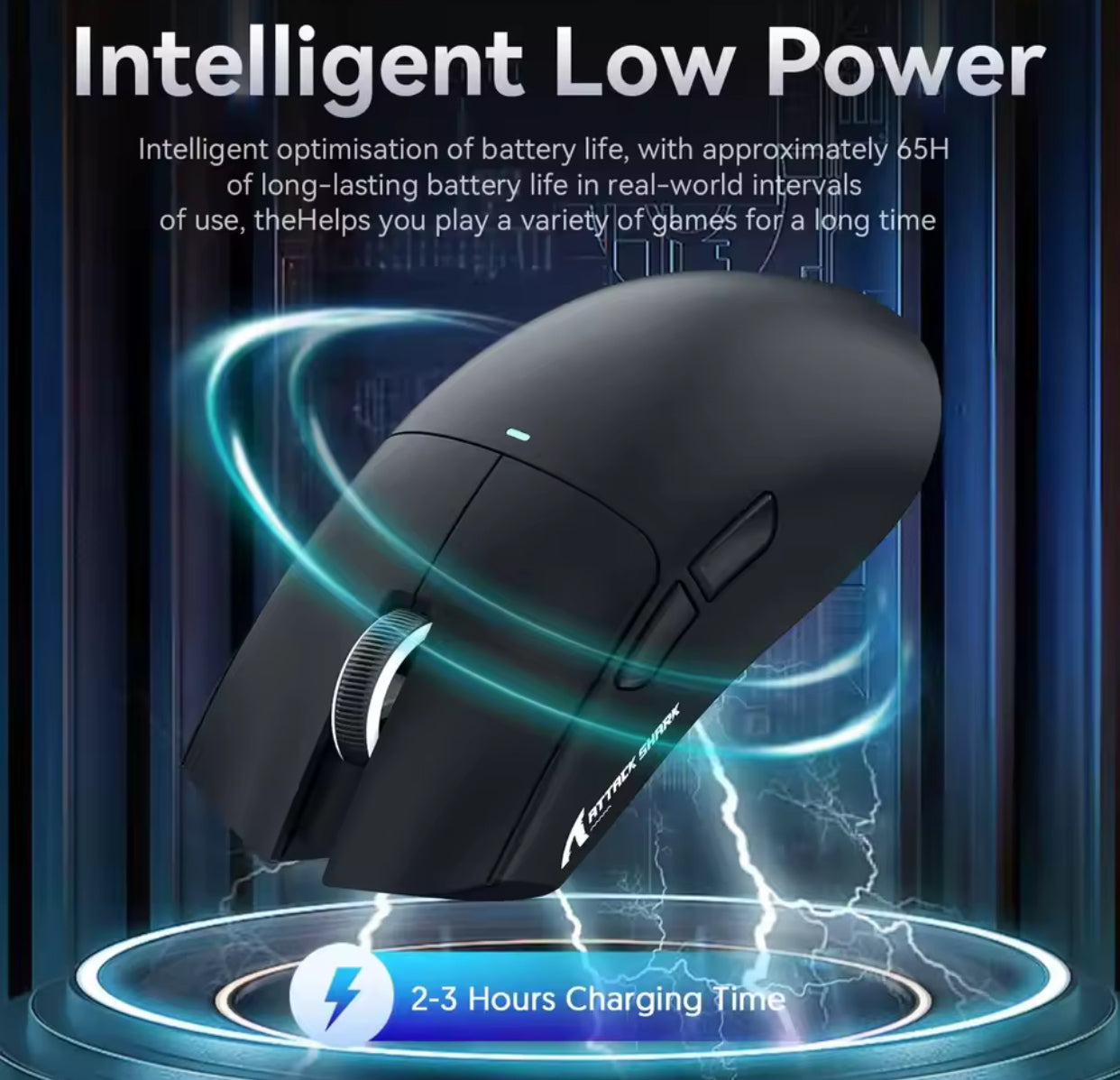 Attack Shark X11 PAW3311 Black Bluetooth