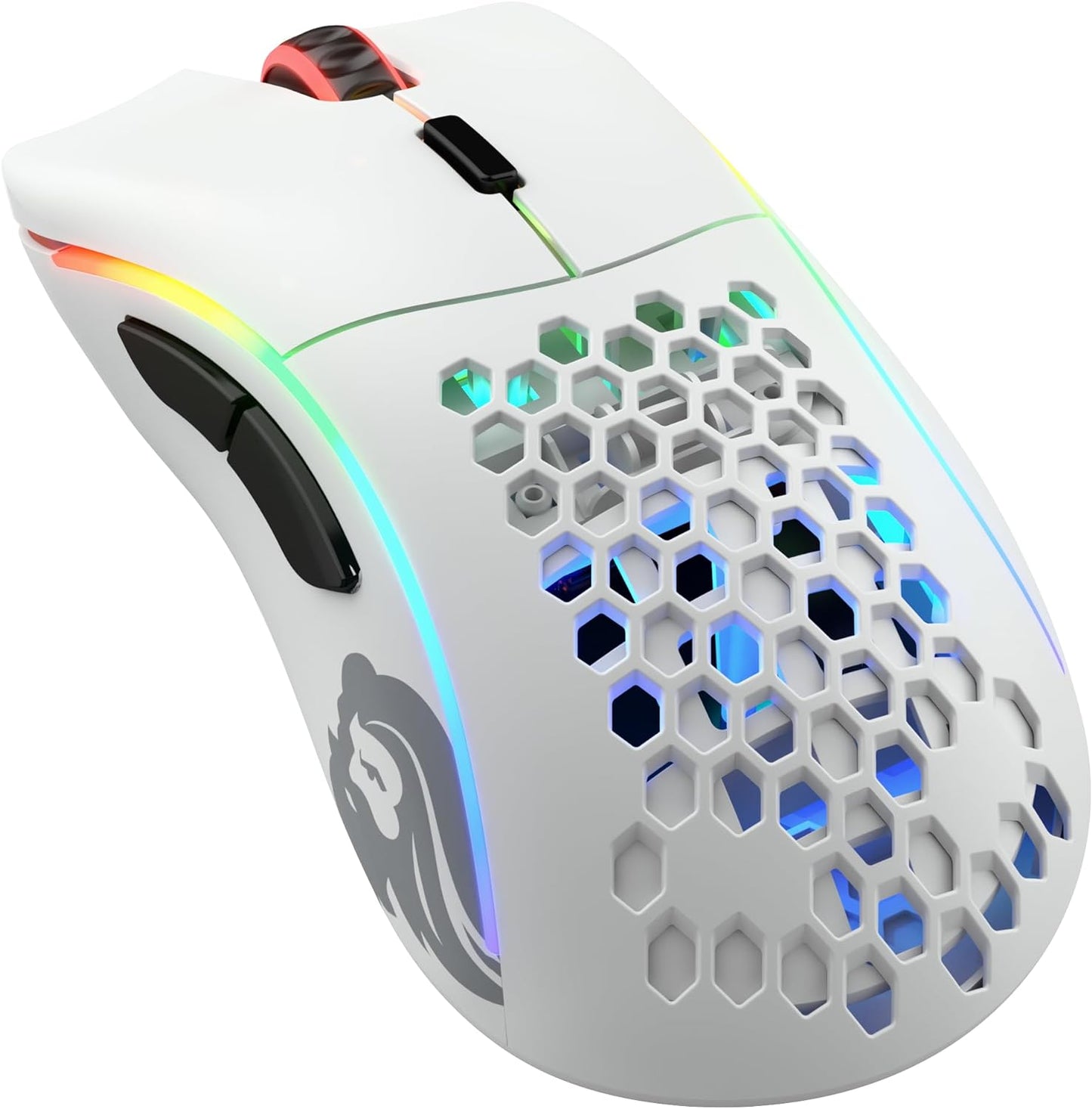 Glorious Model D Wireless Gaming Mouse - White Wireless Gaming Mouse