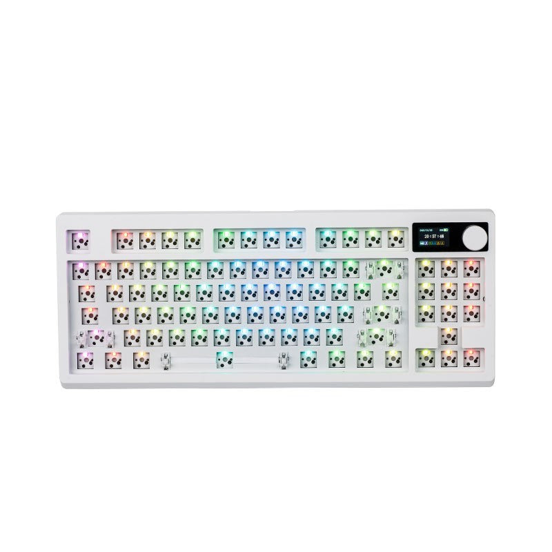 KEYBOARD M87 PRO WIRELESS & WIRED WHITE , RED SWITCH