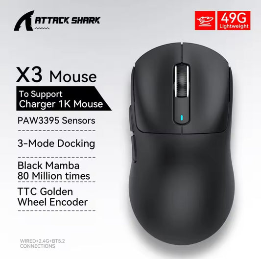 Attack Shark X3 Black