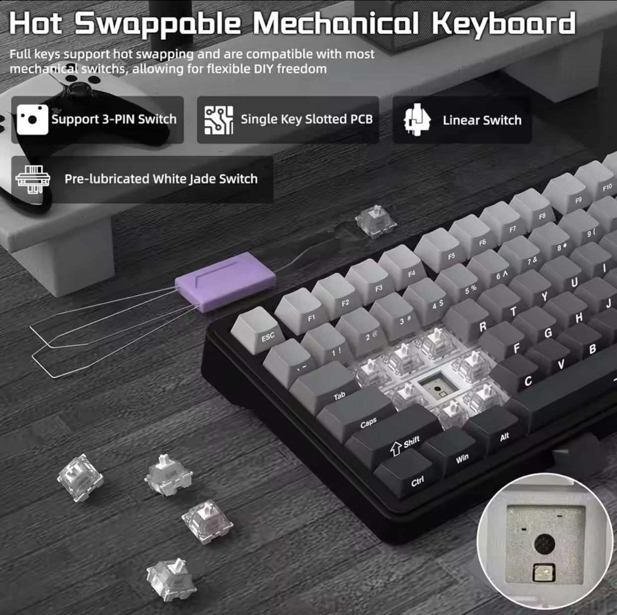 ATTACK SHARK X85 Mechanical Kryboard Wireless