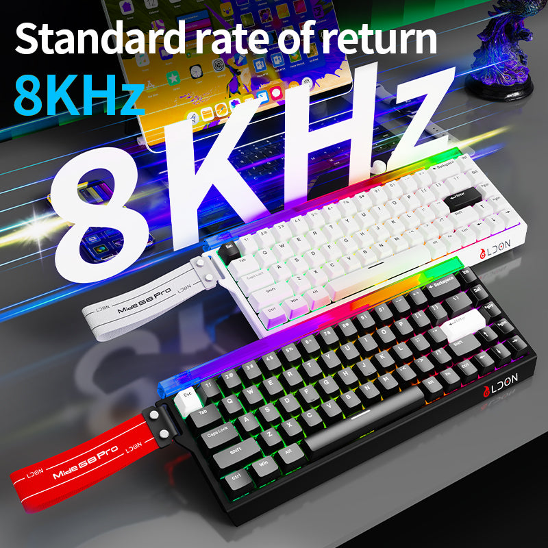 LDON 68pro RGB Wired Keyboard 8KHz Polling Rate Magnetic Switches