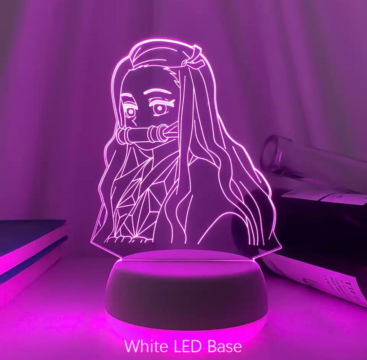 Nezuko led light 3d light rub