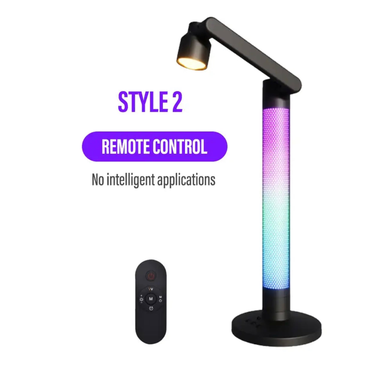 LED Smart Rocker Desk Lamp RGB Desktop