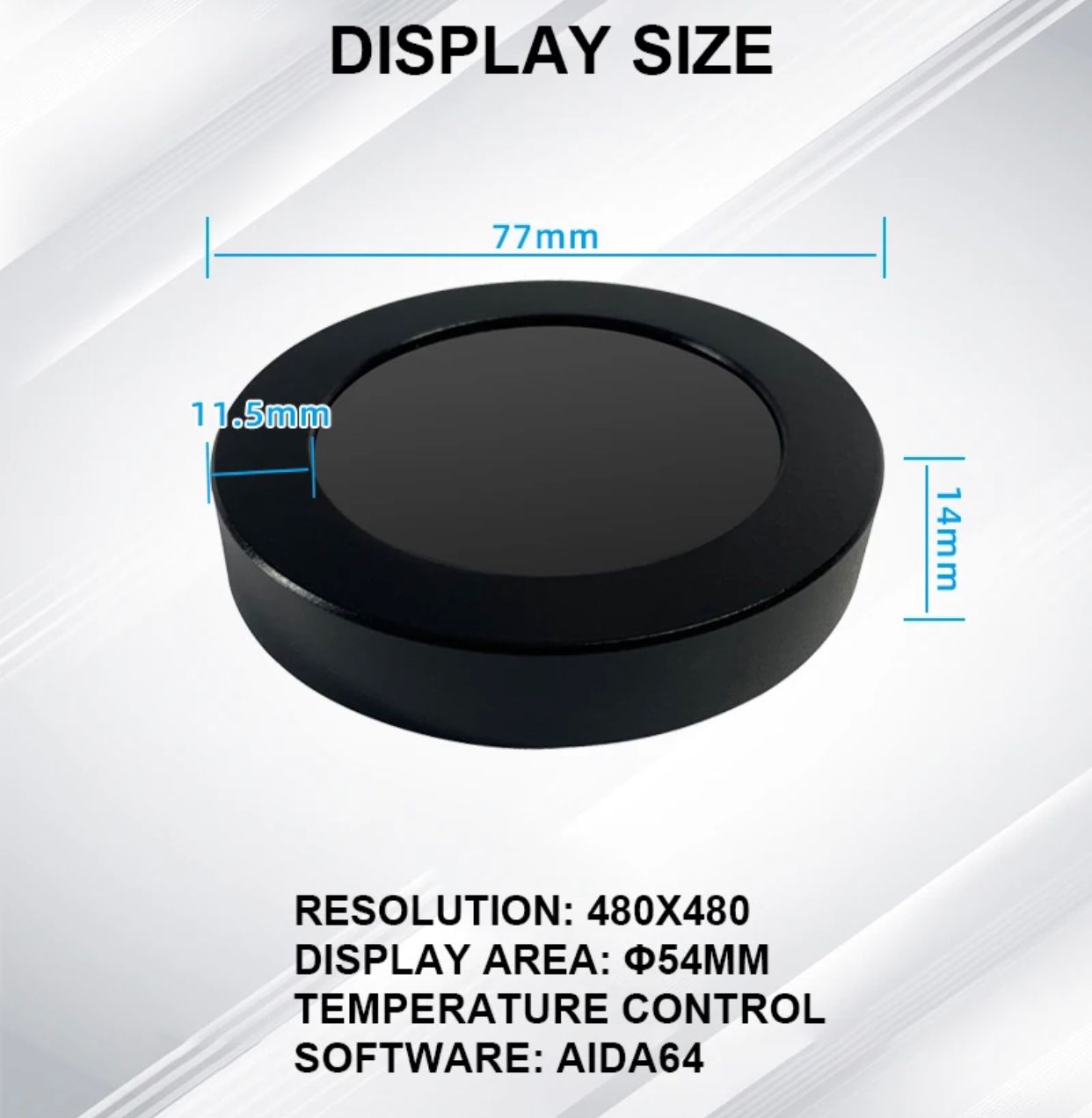 2.1 Inch Round Screen IPS Dynamic Display