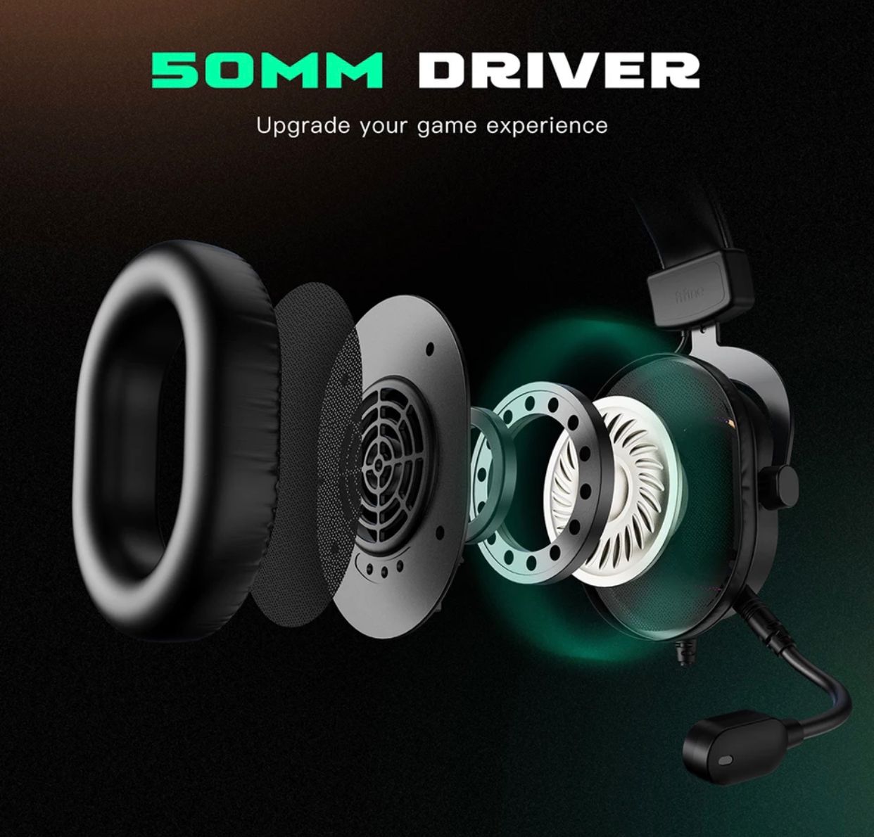 Fifine Dynamic RGB Gaming Headset