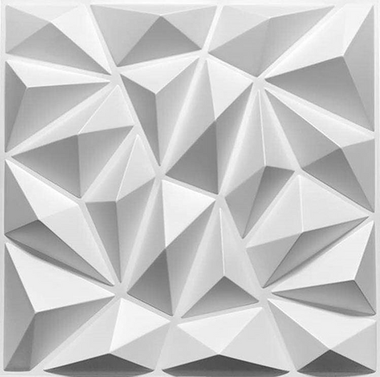 3D PANELS 50X50CM BLACK & WHITE